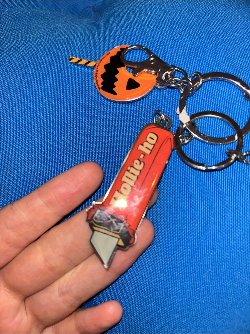 Trick Or Treat Sam Chocolate Car Keychain Four included NWOTS Halloween Theme
