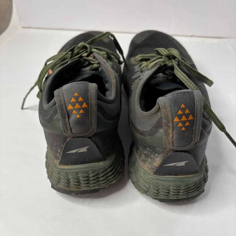 Altra Timp 4 Mens Trail Running Shoes Black Green‎ Orange Size 8