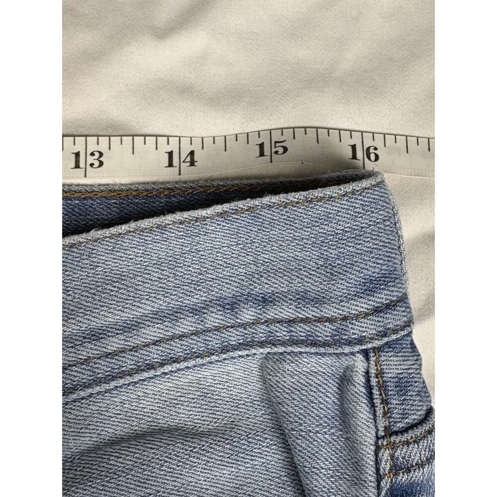 J.Crew The Sutton Jeans Mens 31x32 Light Wash Straight Stretch Denim Blue
