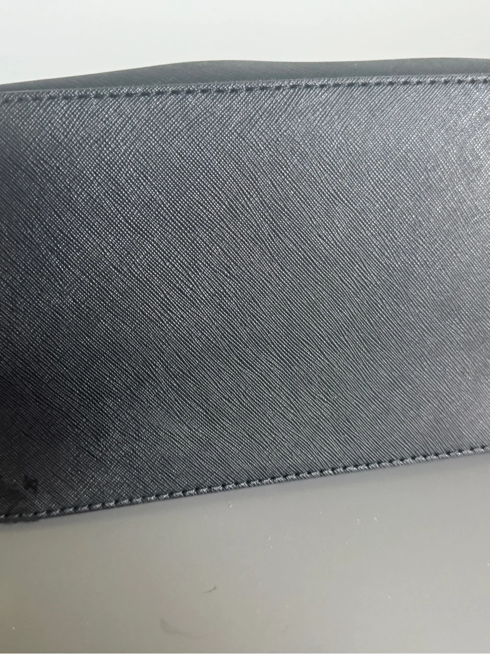 Michael Kors Charcoal Gray Saffiano Tote with Gold MK Charm