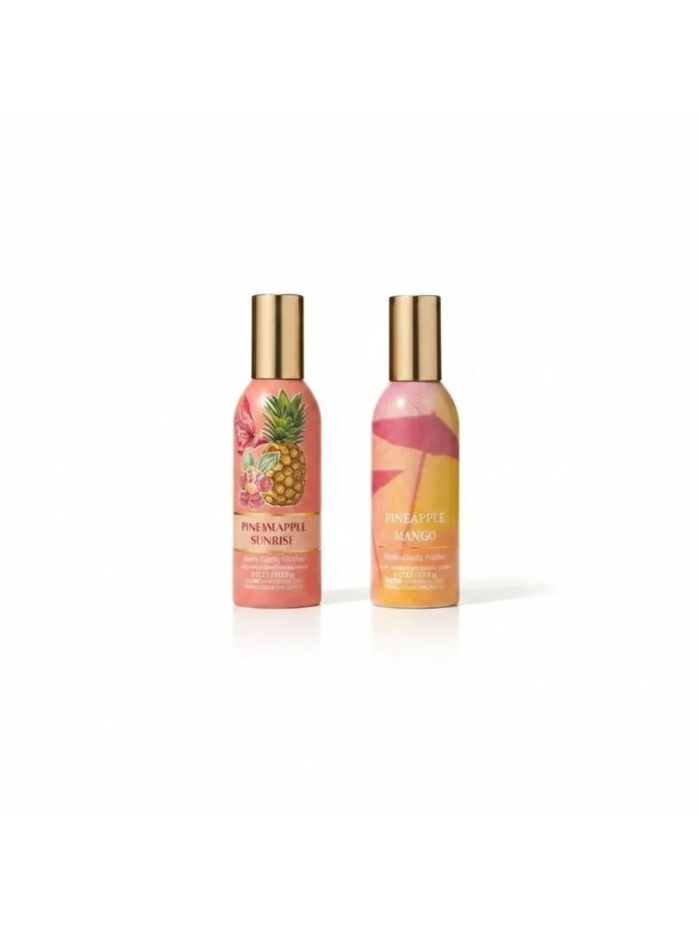 Bath and Body Works Pineapple Mango & Sunrise Room Spray Lot 2 Brand New
