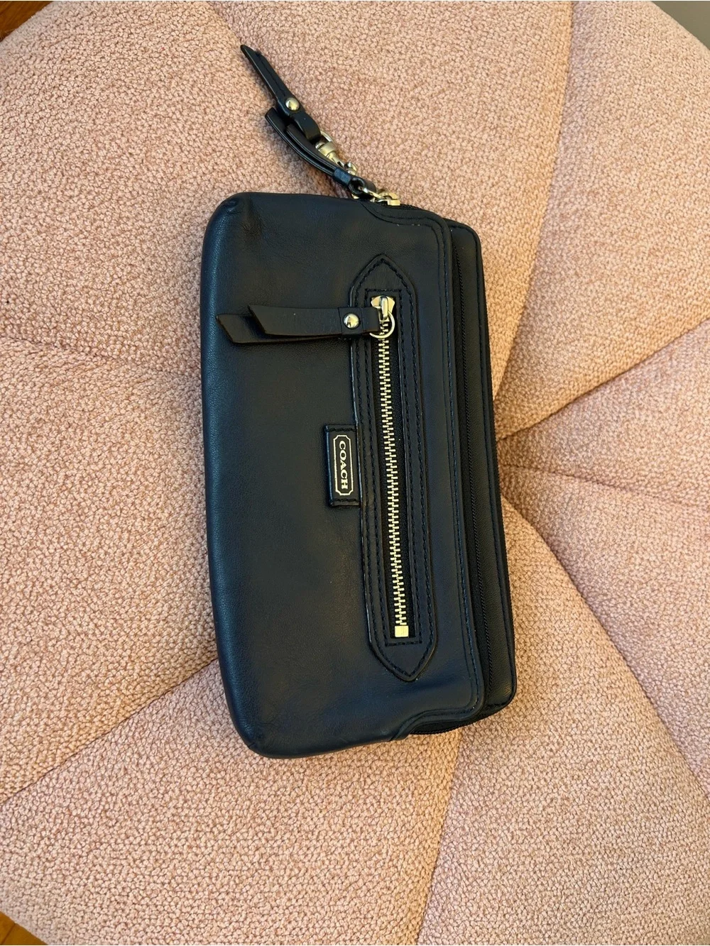 Coach front zip