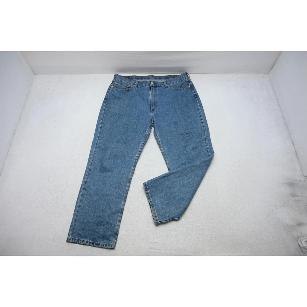 Levis 550 Relaxed Fit Jeans Mens 40x30 Blue Denim Straight Leg Pants Excellent