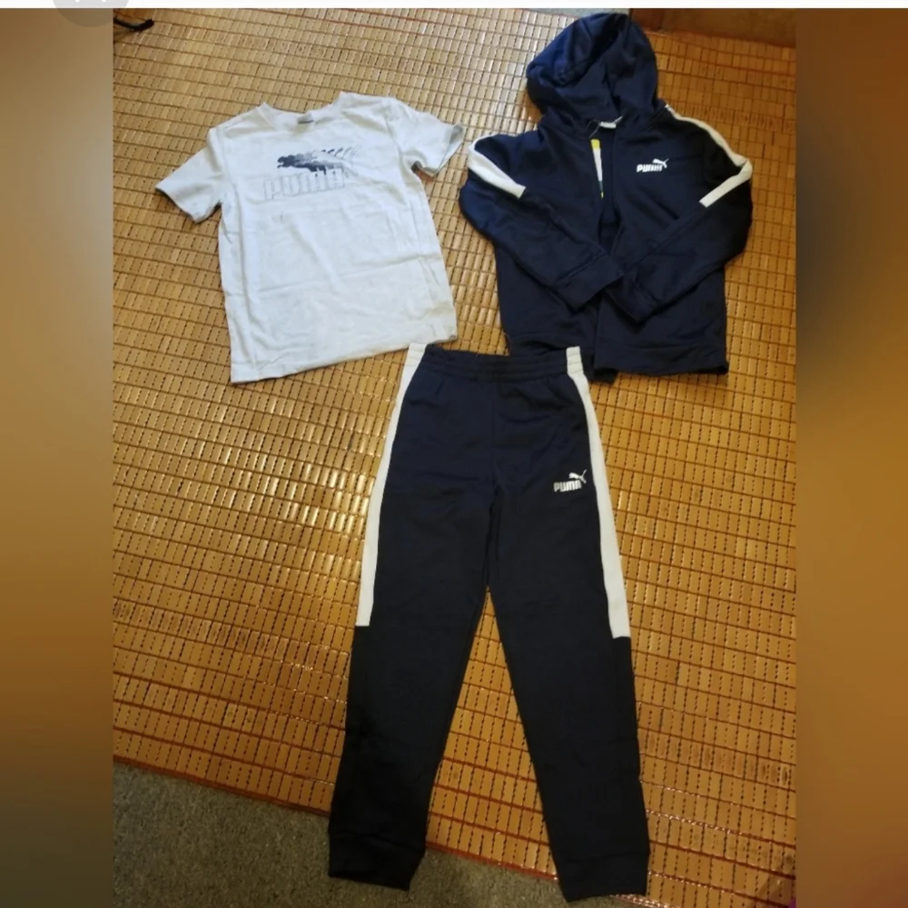 Puma fleece tech 3 piece set boys