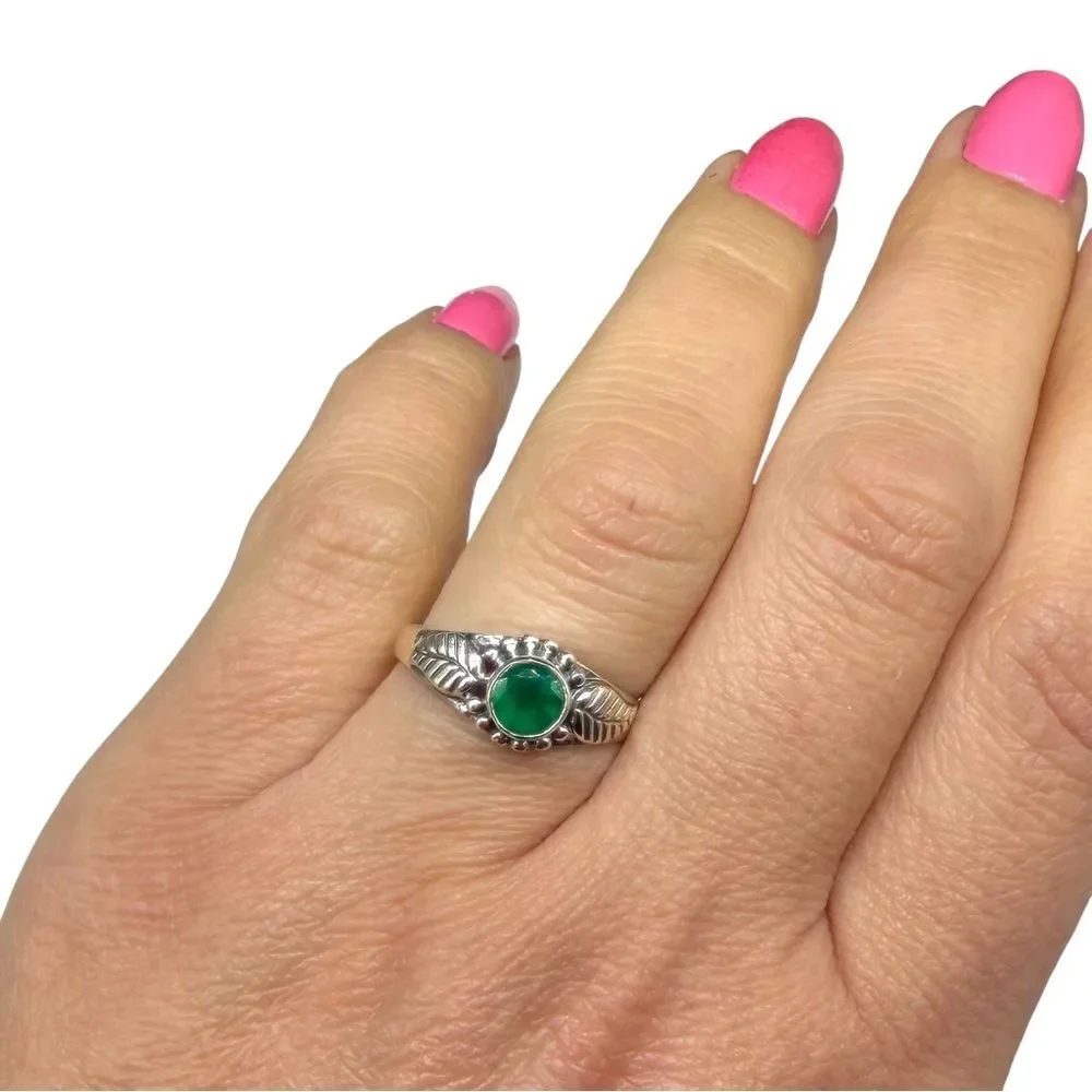 Hand Crafted genuine green