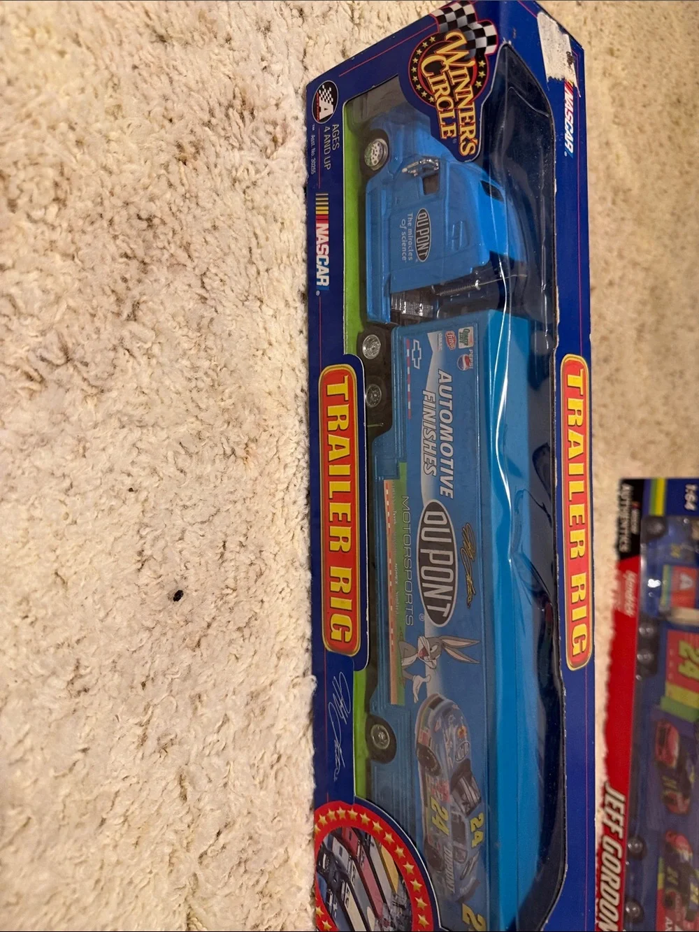 Die-Cast Trailer Rig Playset - Blue and Yellow