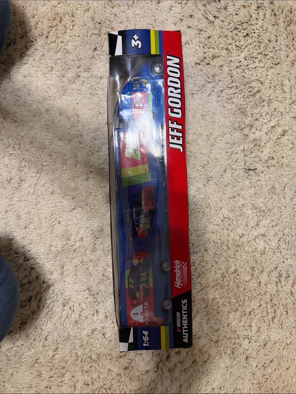 Die-Cast Trailer Rig Playset - Blue and Yellow