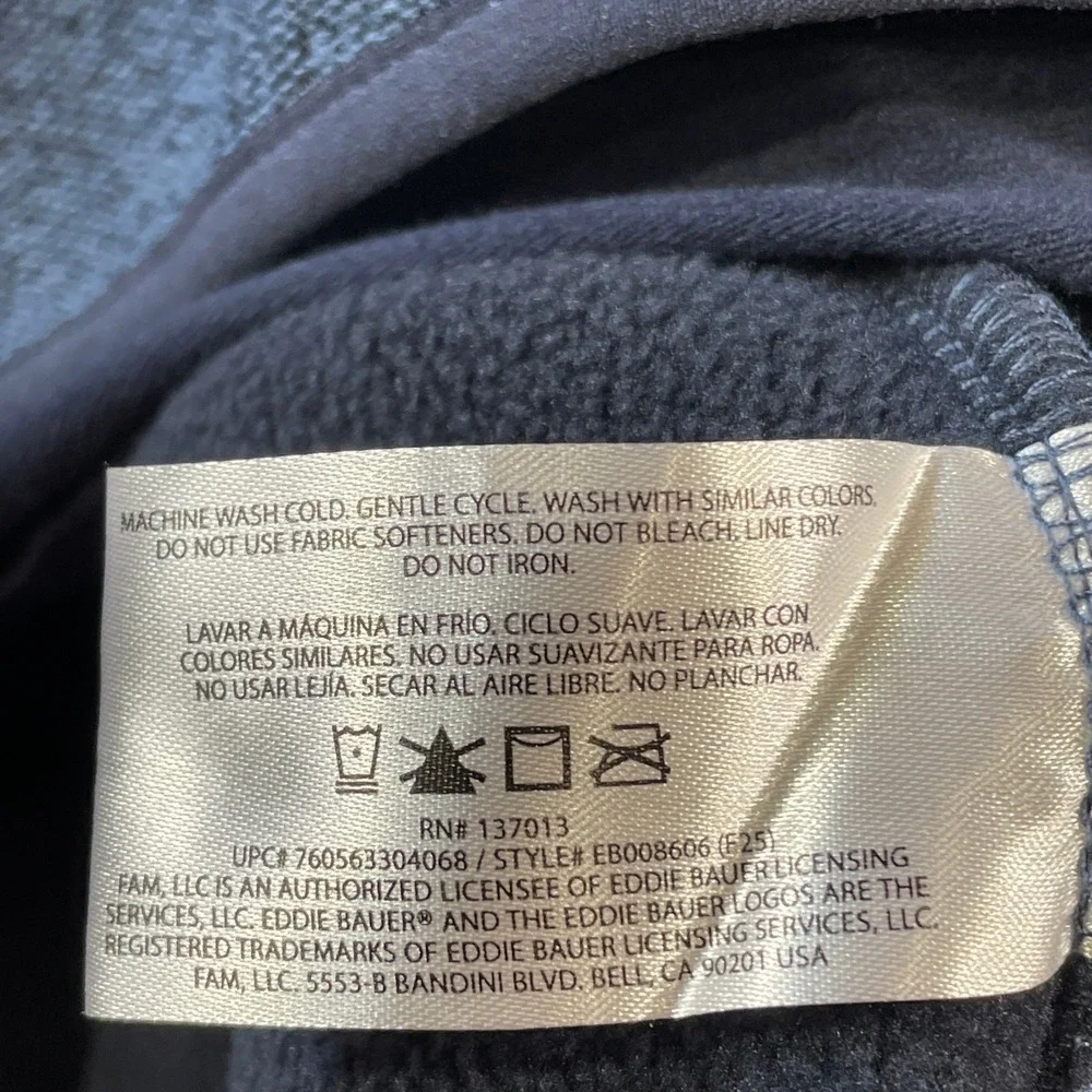 Eddie Bauer measurements chest