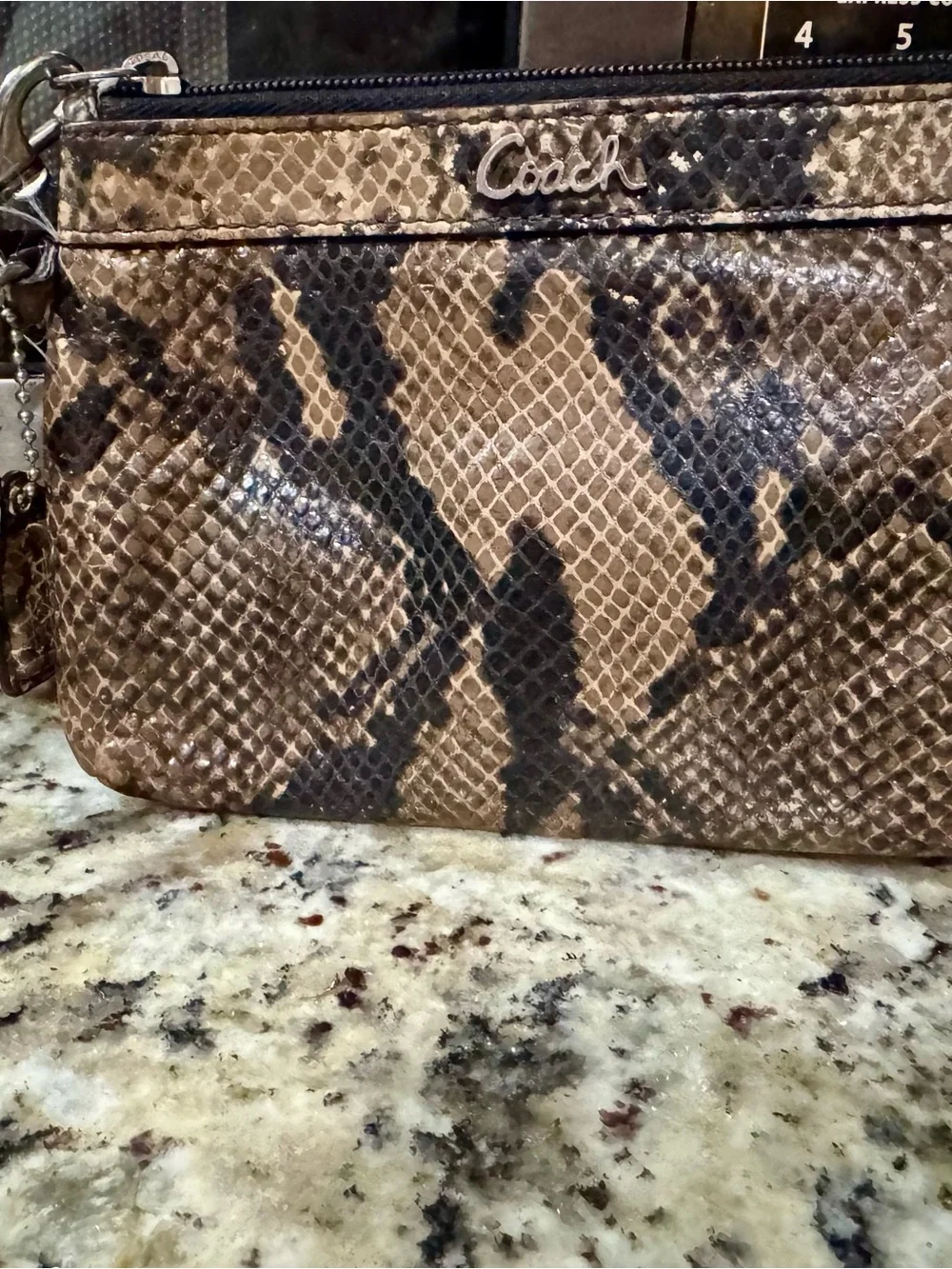 Coach compact wristlet