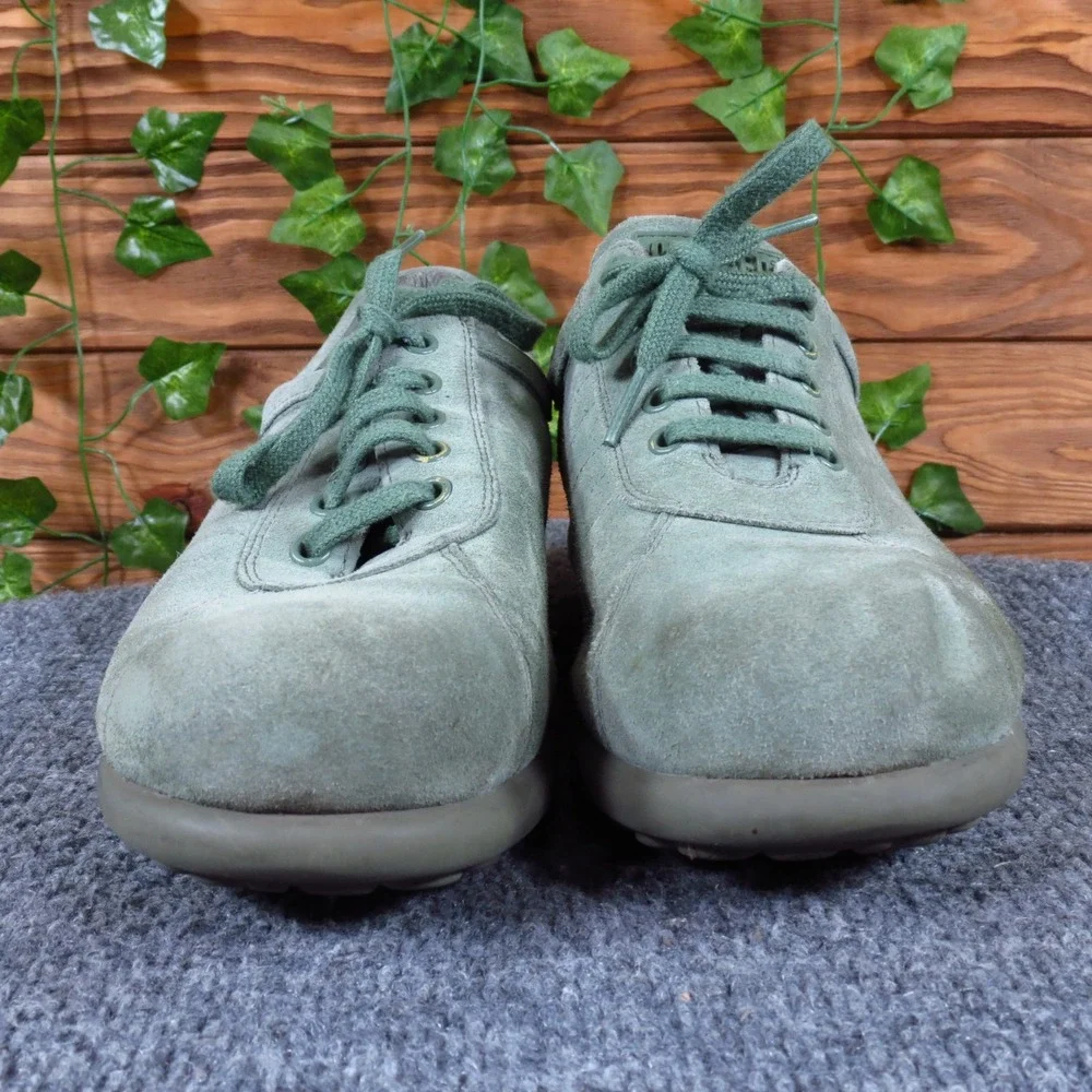 Camper Pelotas Ariel Mens Sneakers Size 41 Walking Shoes Sage Green Suede