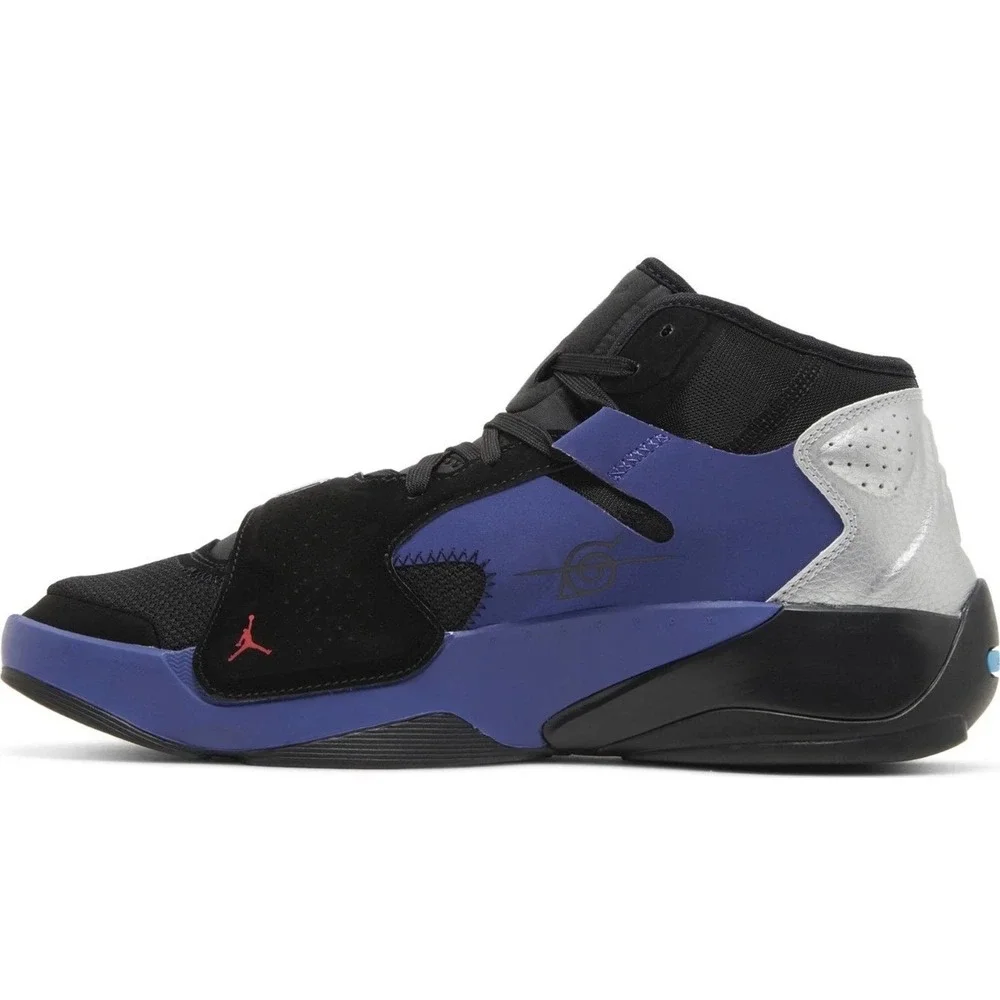 NWOB! Jordan Zion 2 Naruto vs Sasuke Black Yellow Purple‎ FB1628-087 Mens Sz 15