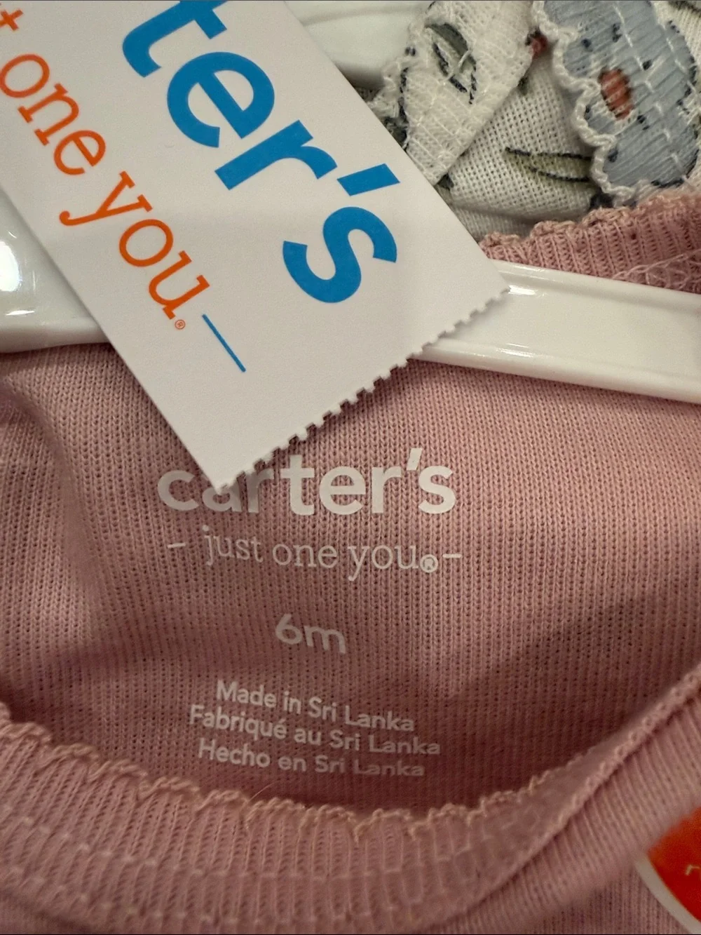 Carter's Mauve Pink Floral Short-Sleeve Baby Bodysuit Set