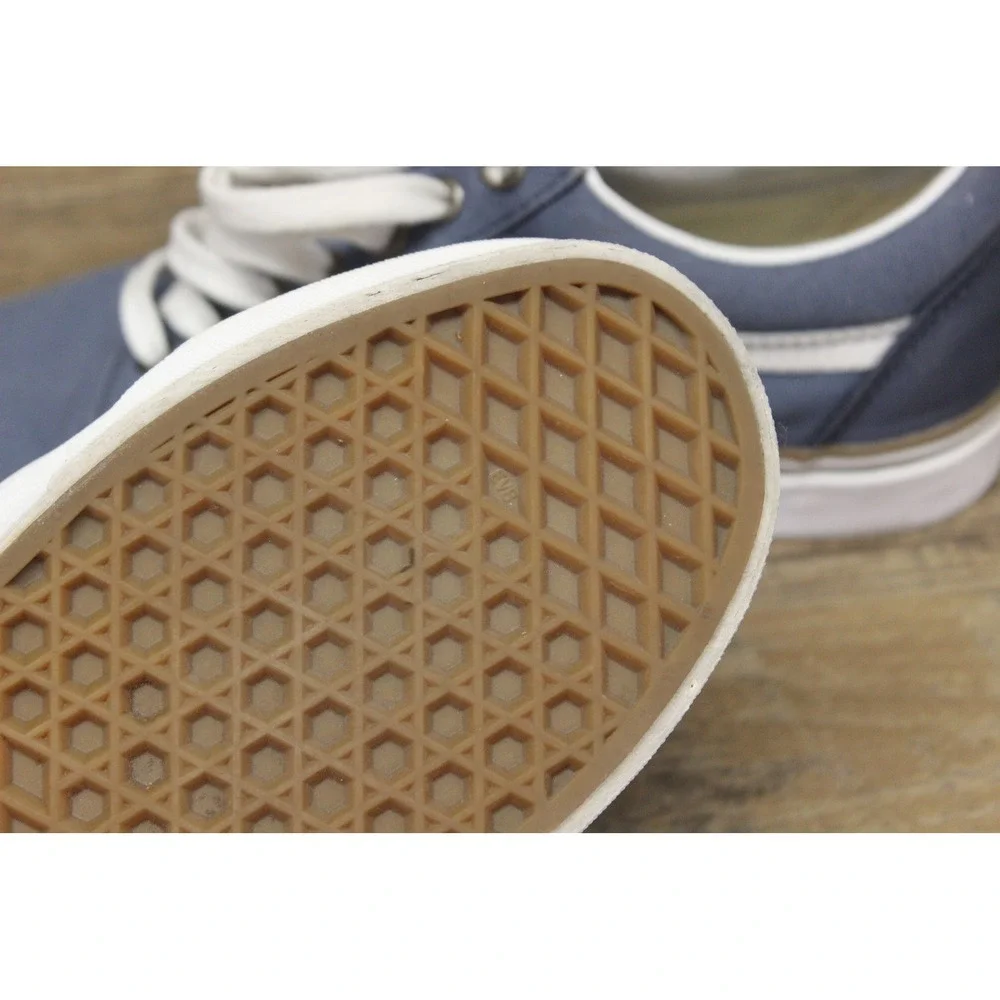 Vans unisex Old Skool canvas satin lace up low top sneakers M8‎ W9.5