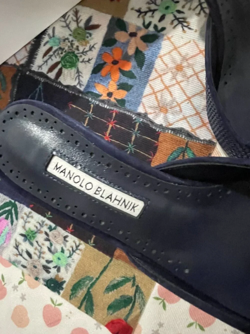 Manolo Blahnik materials like end