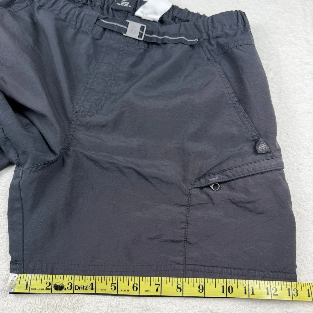 Vintage Nike ACG‎ Trail Shorts Men's Large Black Outdoor Hiking Y2K