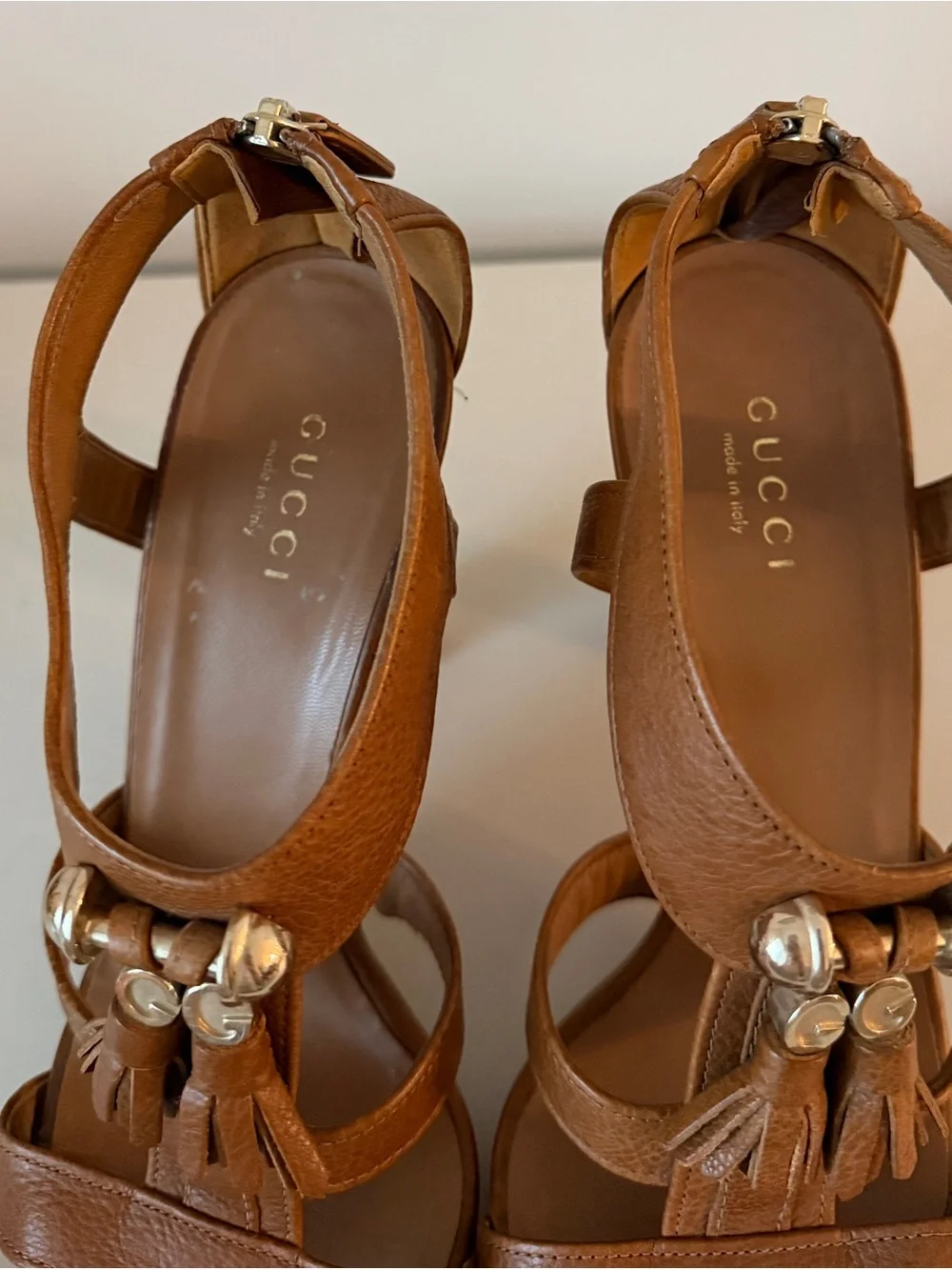 Gucci heel warm stacked