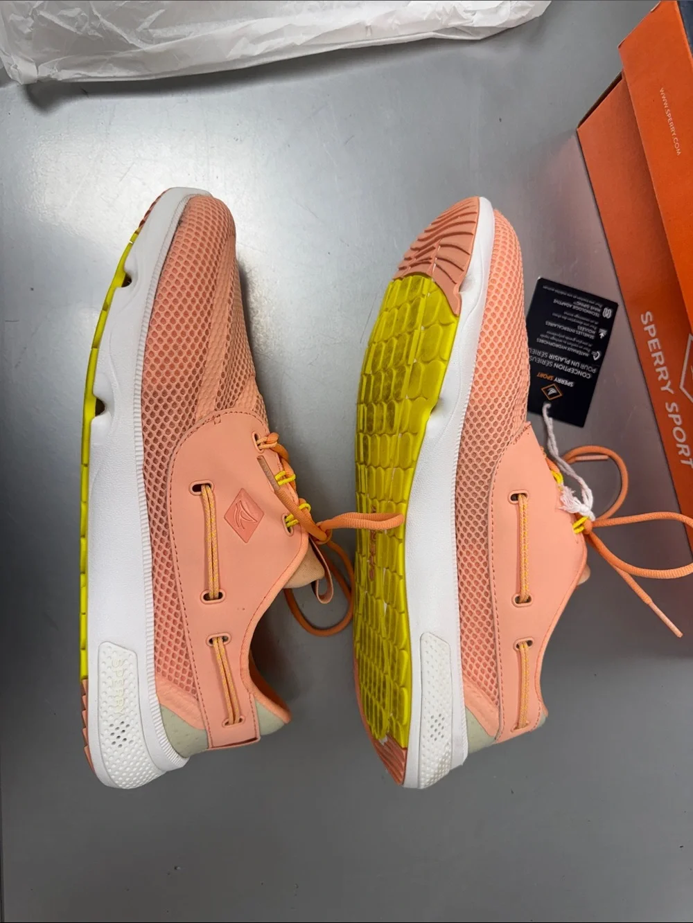 NIB NWT Sperry Coral Mesh Sport Boat Shoe