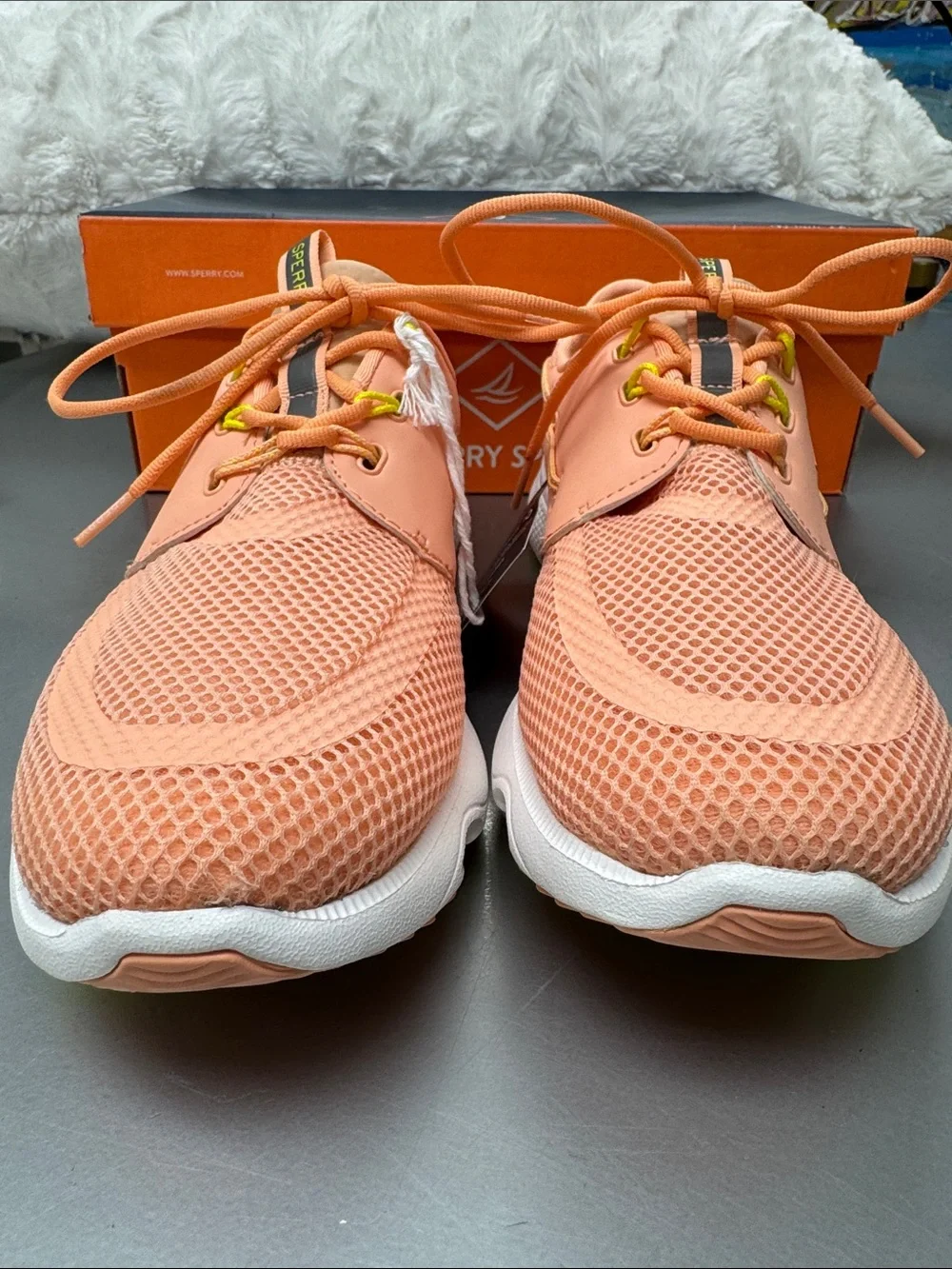 NIB NWT Sperry Coral Mesh Sport Boat Shoe