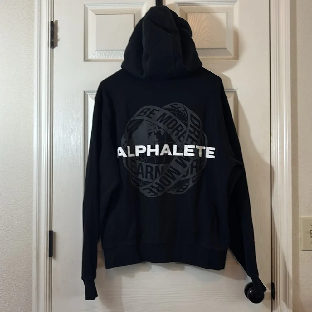 Alphalete Men's Black Hoodie Sweater