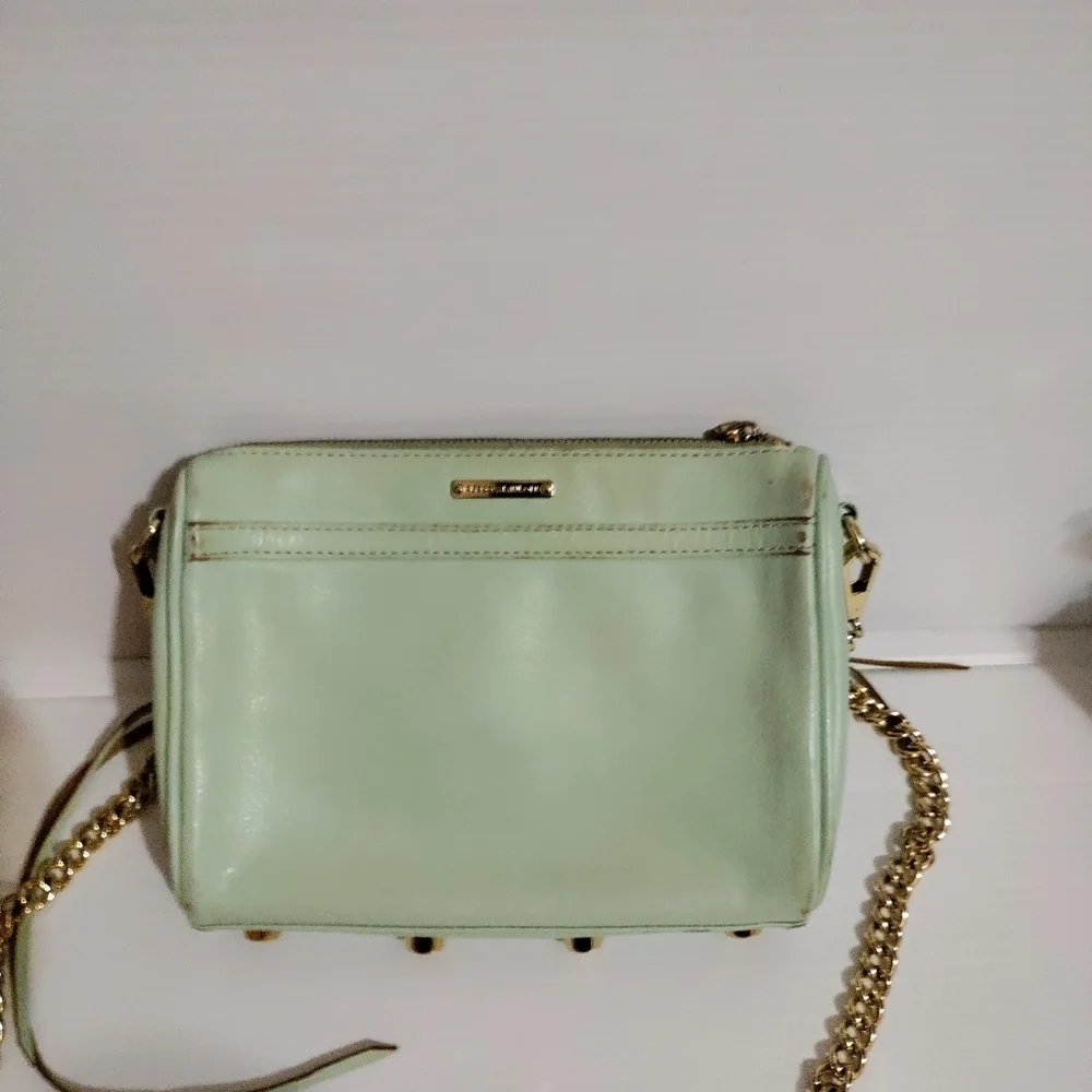 Rebecca minkoff mini mac in mint