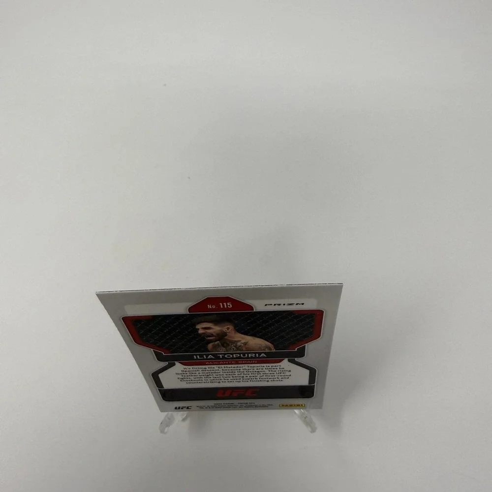 2022 Panini Prizm UFC #115 Ilia Topuria Rookie RC - Silver Prizm