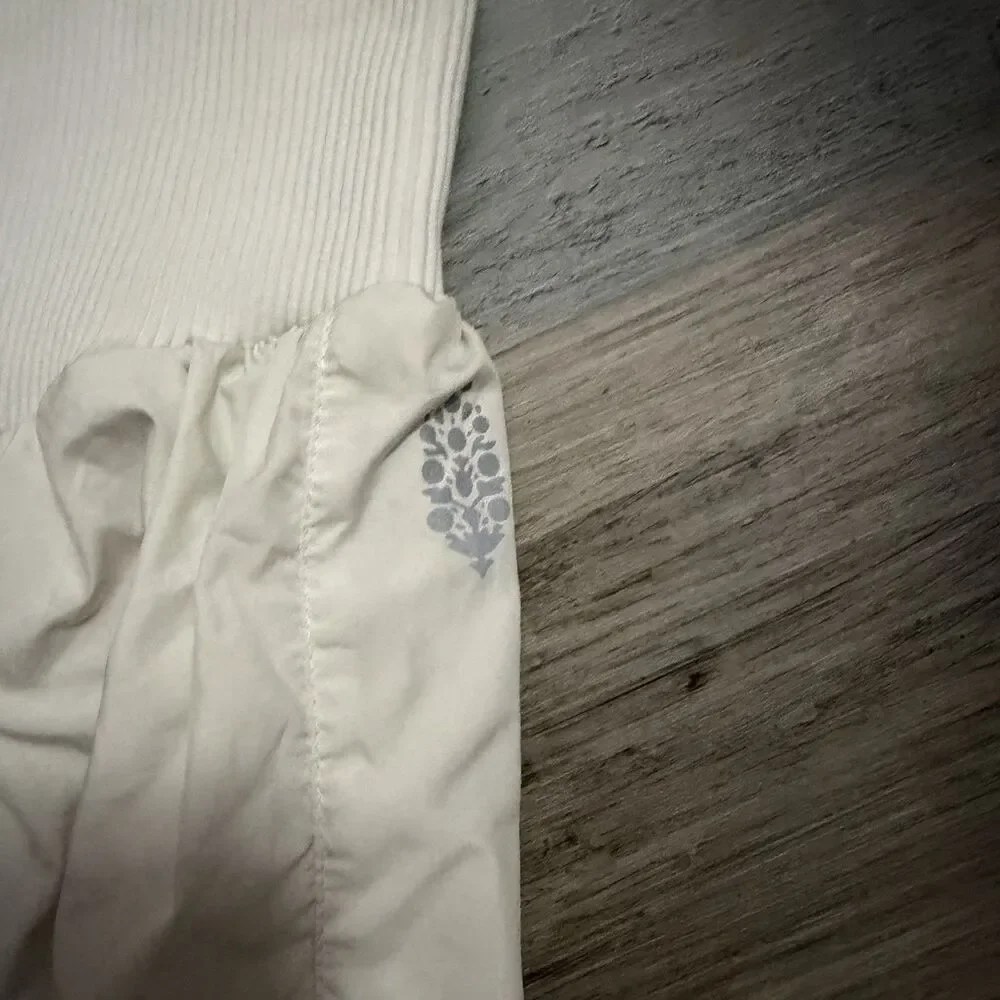FP Movement Good Karma Tennis Shorts Large White High Rise Free People