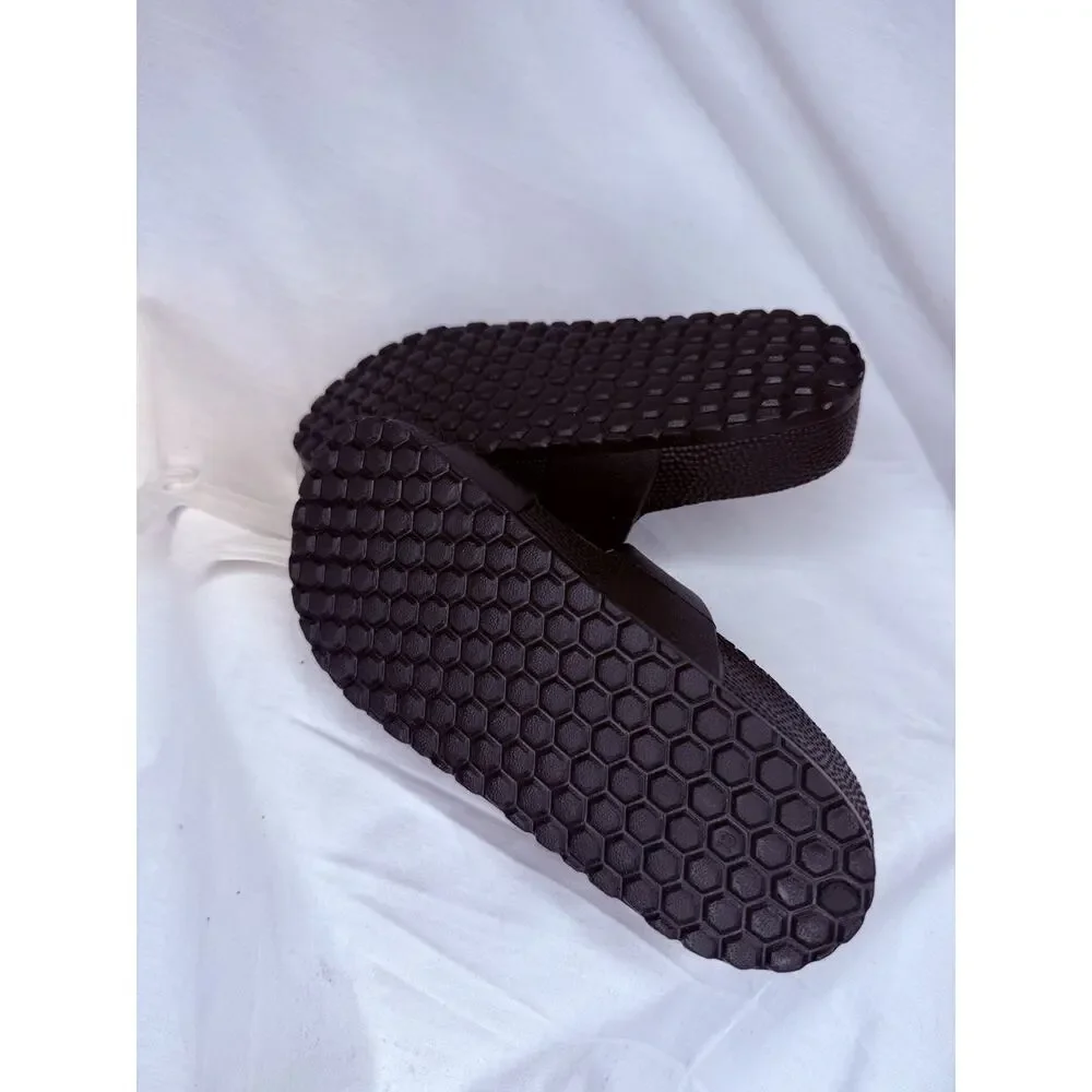 Kids' Noa Blown Footbed Sandals Cat & Jack Black Kids 13 NWT