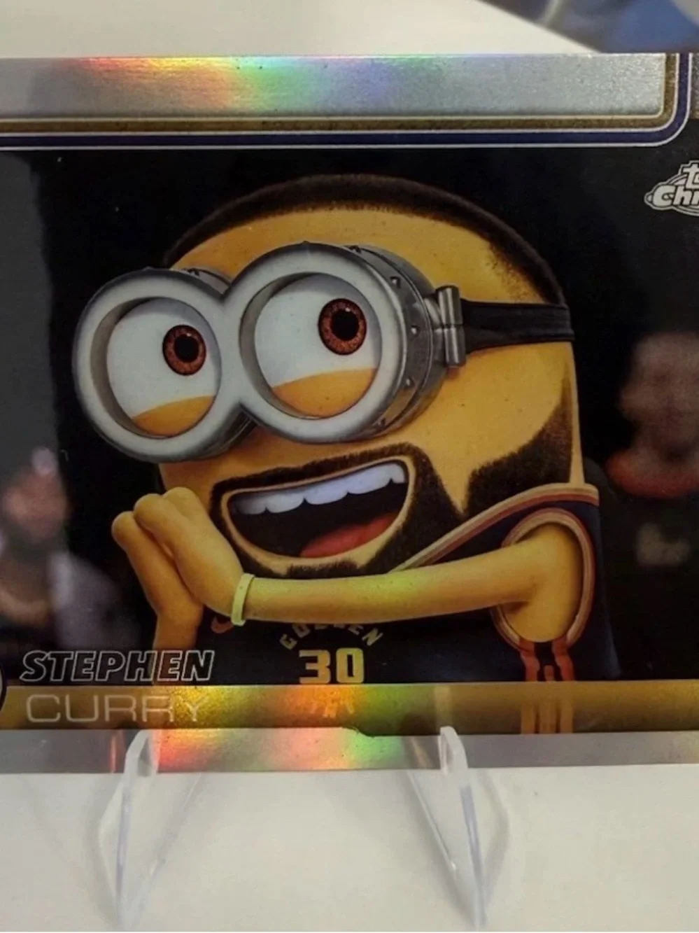 2025-26 Topps Chrome Update Basketball - STEPH CURRY Minion SSP CASE HIT! cp