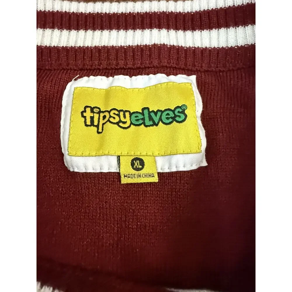 Ugly Christmas Sweater tipsy elves