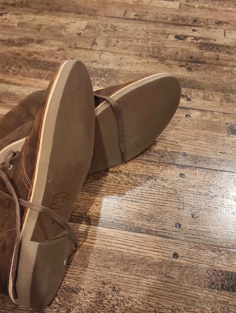 Clarks sturdy leather
