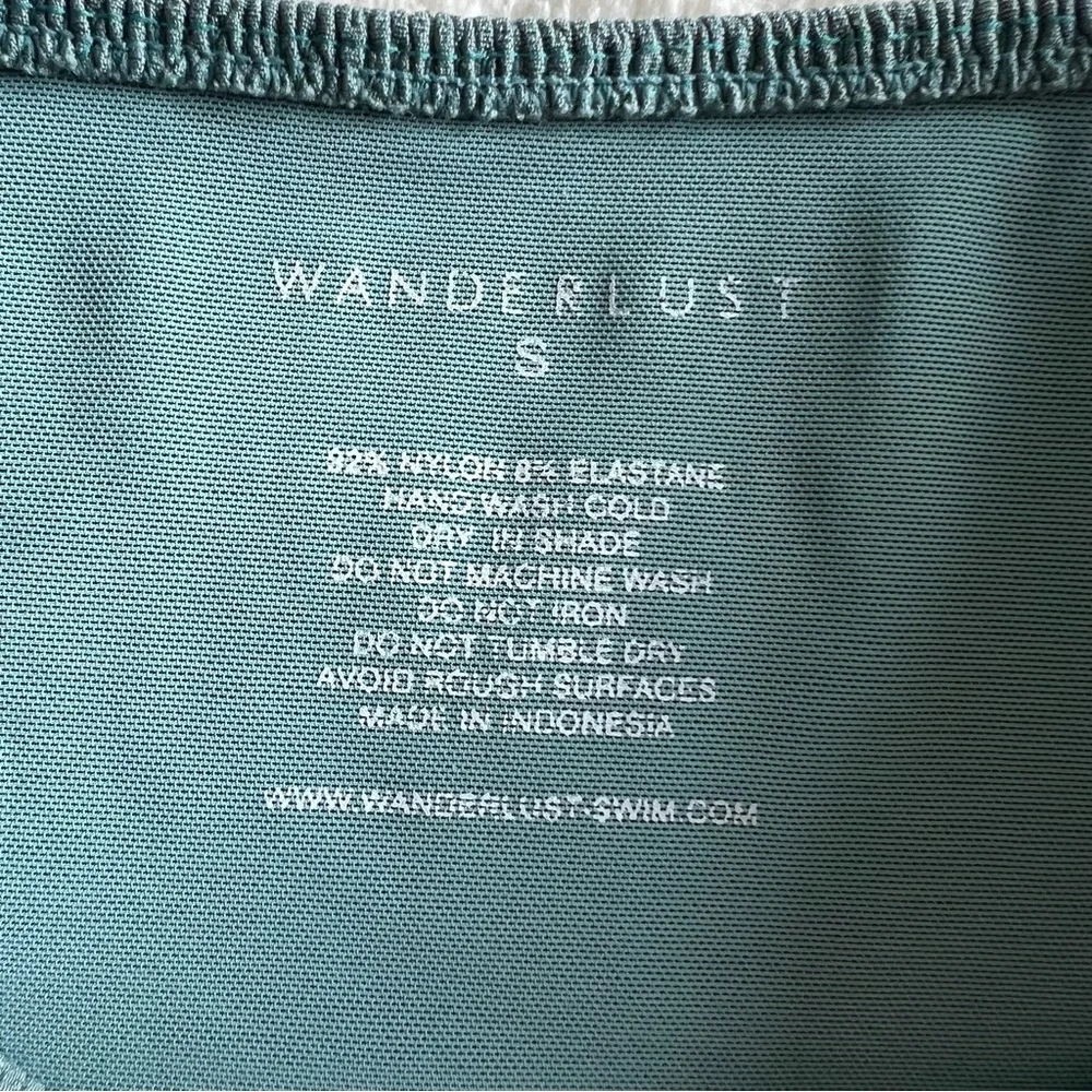 Wanderlust Textured Bikini Set Olive Size Small