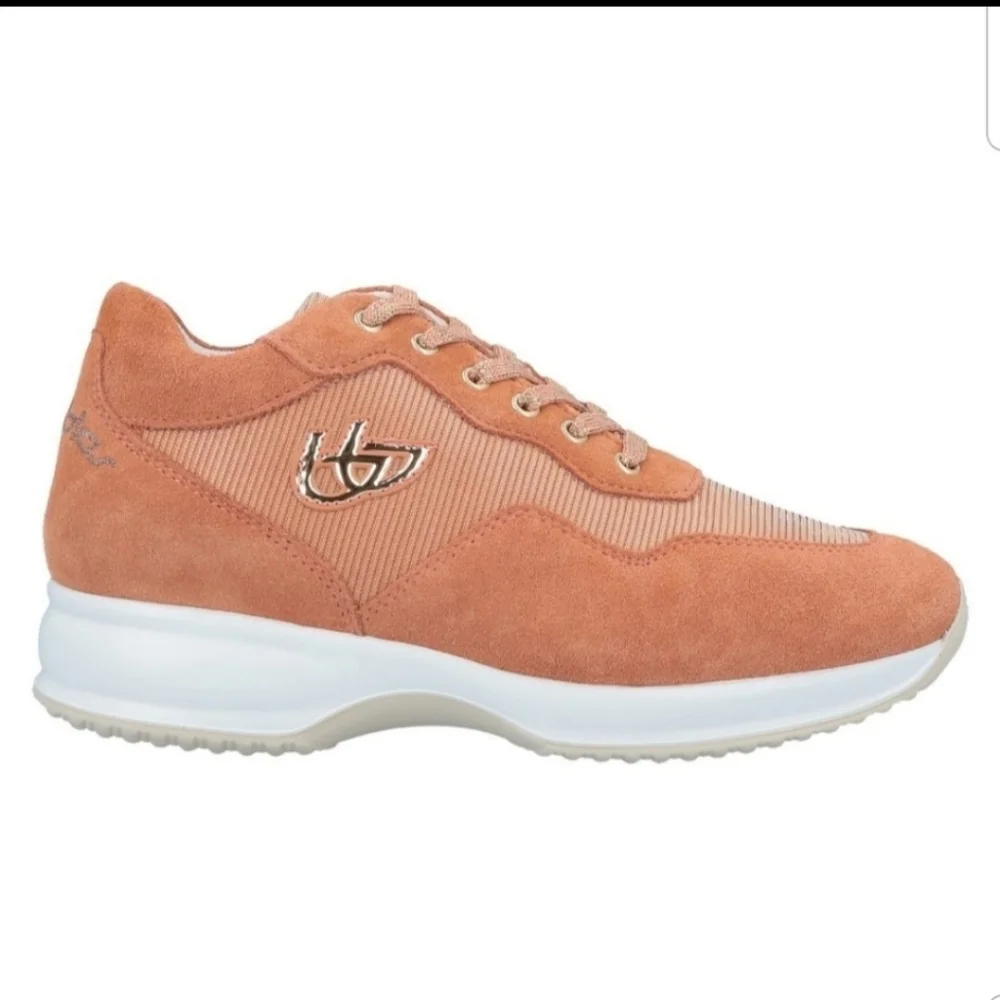 Byblos Suede Sneakers Size 39 Peach