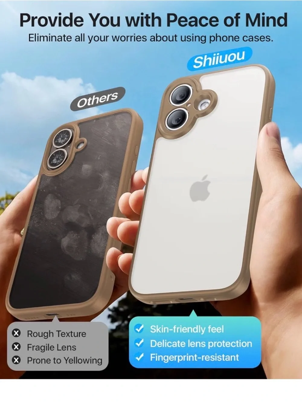 Shiiuou slim translucent