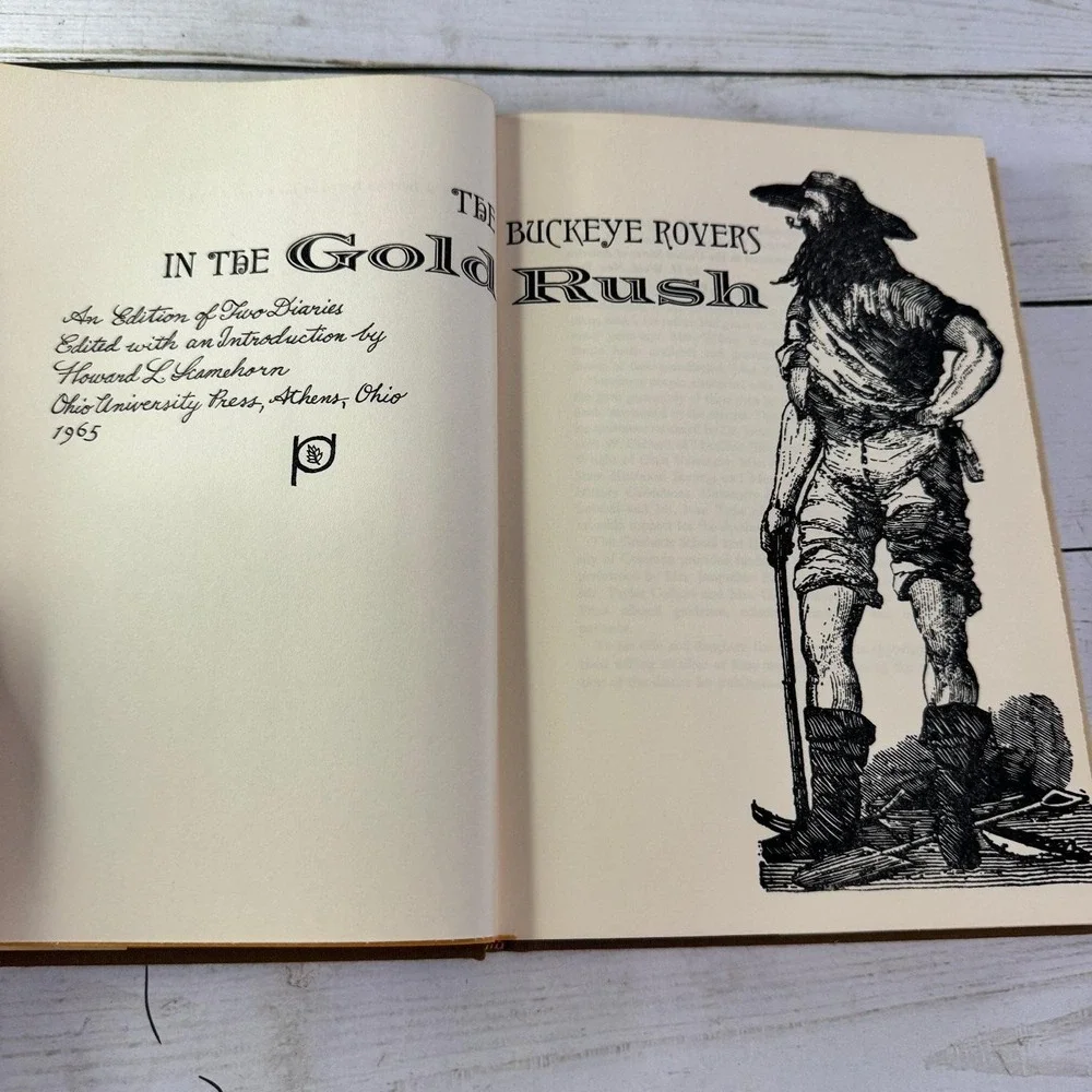 Buckeye Rovers in the Gold Rush Scamehorn 1965 Ohio History HC