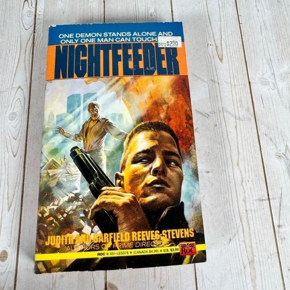 Nightfeeder Reeves-Stevens 1991 First Printing Dark Fantasy ROC Paperback