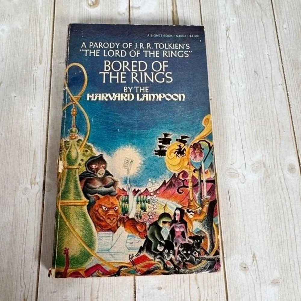 Bored of the Rings Harvard Lampoon 1969 First Printing Fantasy Parody Signet