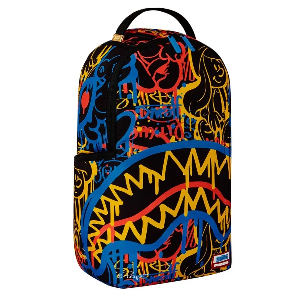 Sprayground Smurfs Neon Drip Laser backpack