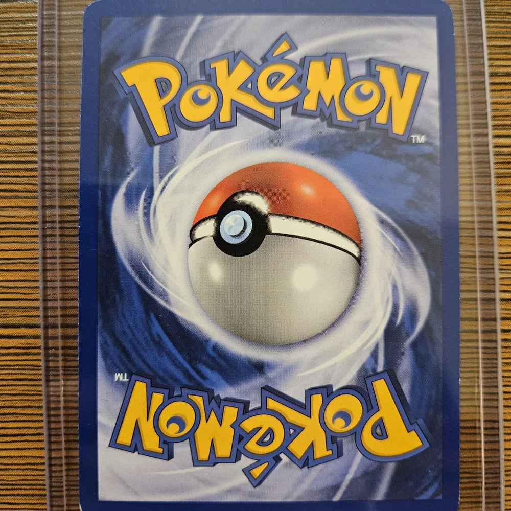 Pokemon trainer card