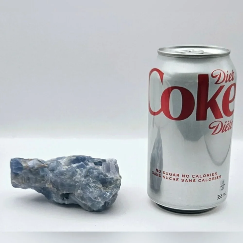 Blue Calcite natural raw