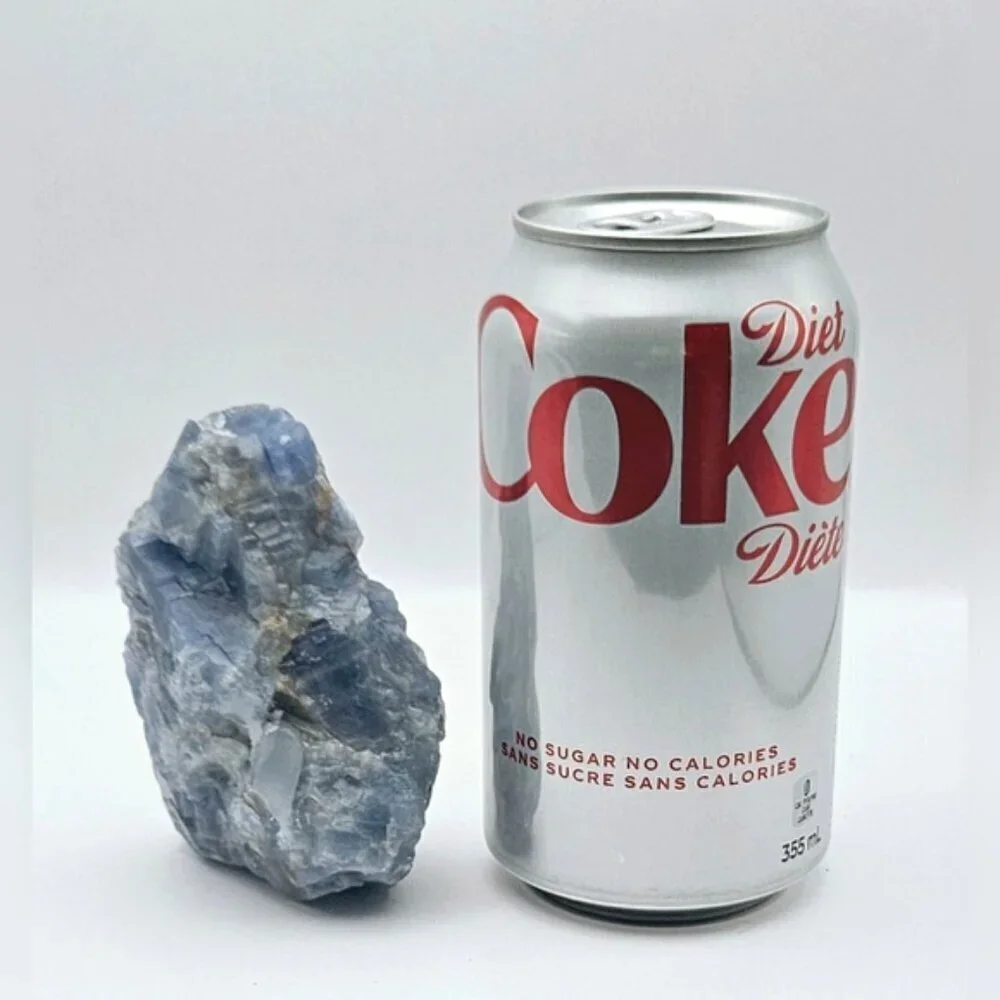 Blue Calcite natural raw