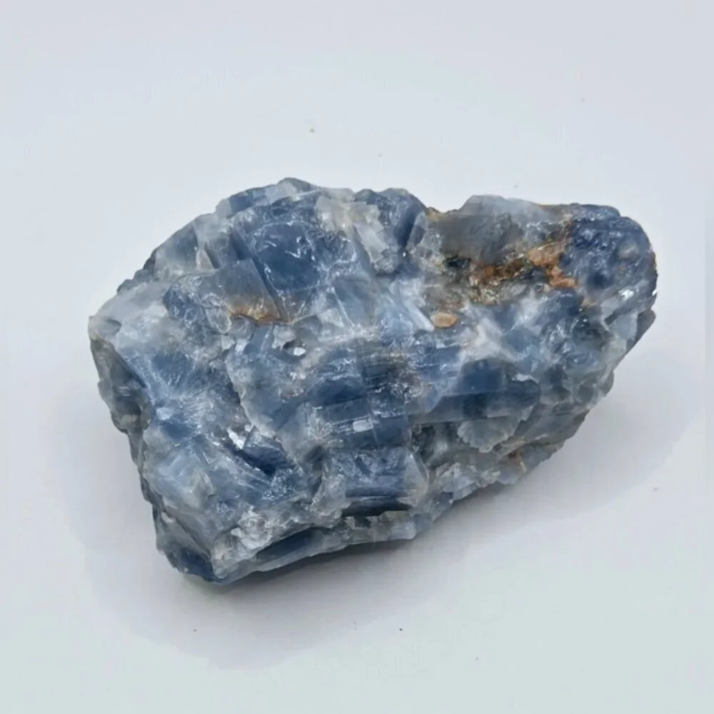 Blue Calcite natural raw