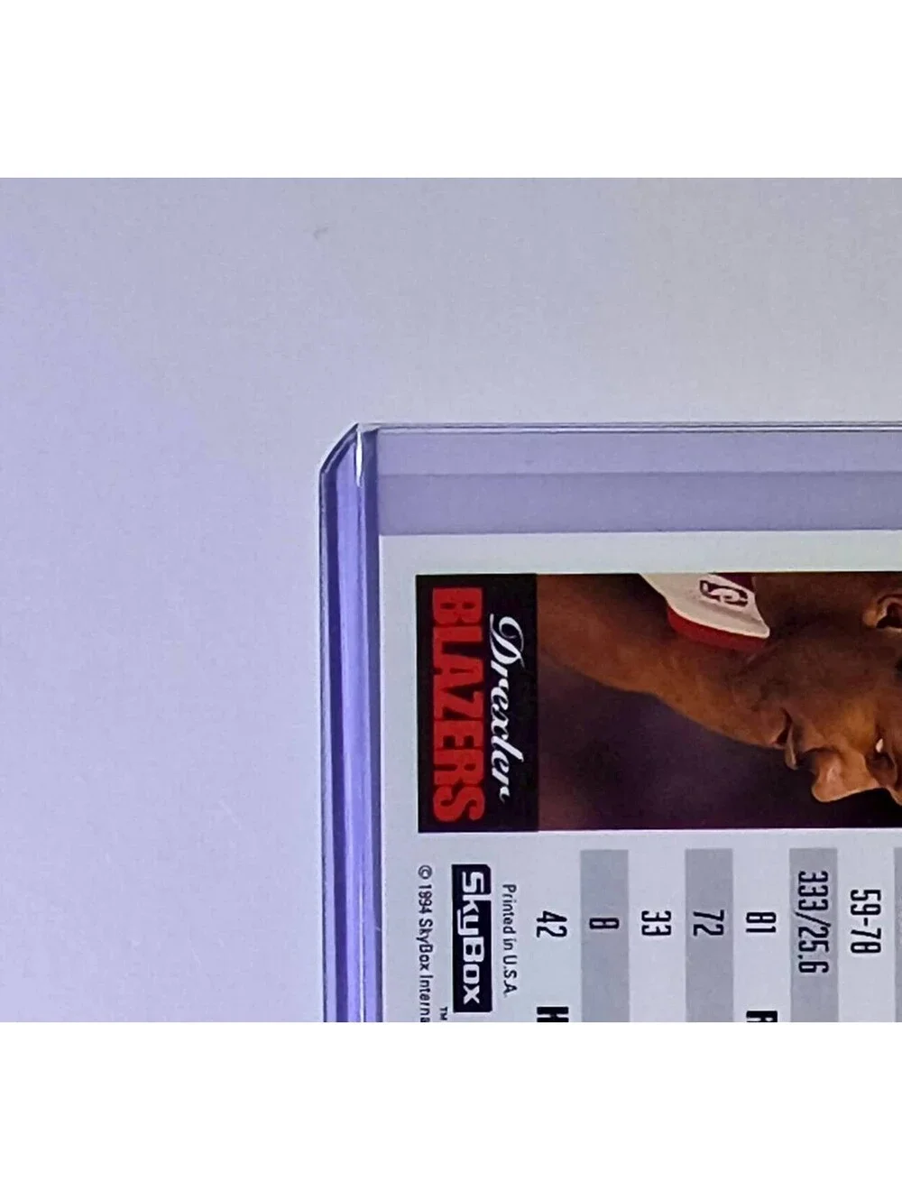 Michael Jordan 1993-94 Skybox Showdown Series VS Clyde Drexler Card Bulls