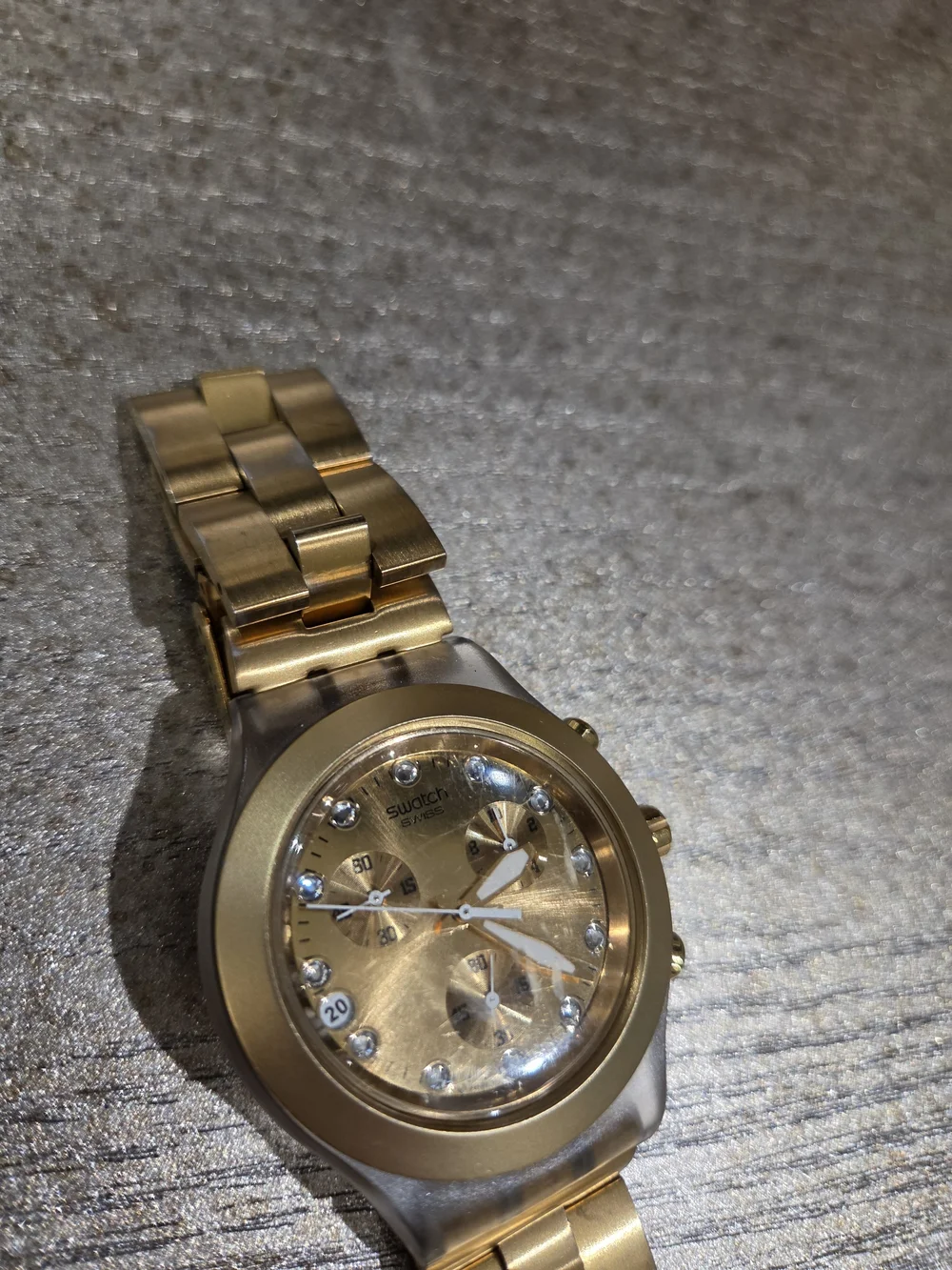 Swatch stylish gold
