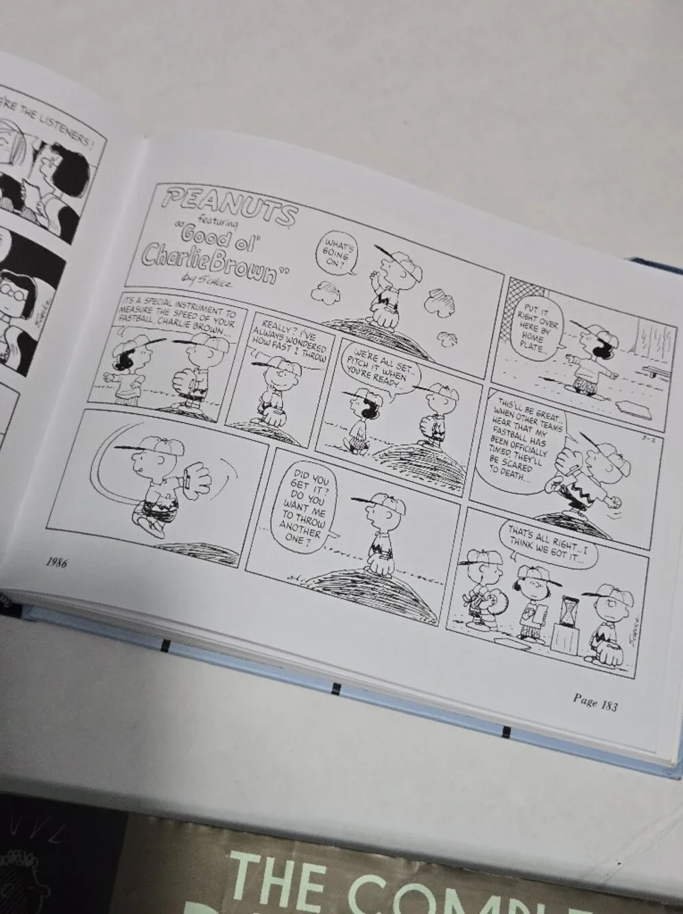 Charles M. Schulz 1983 table