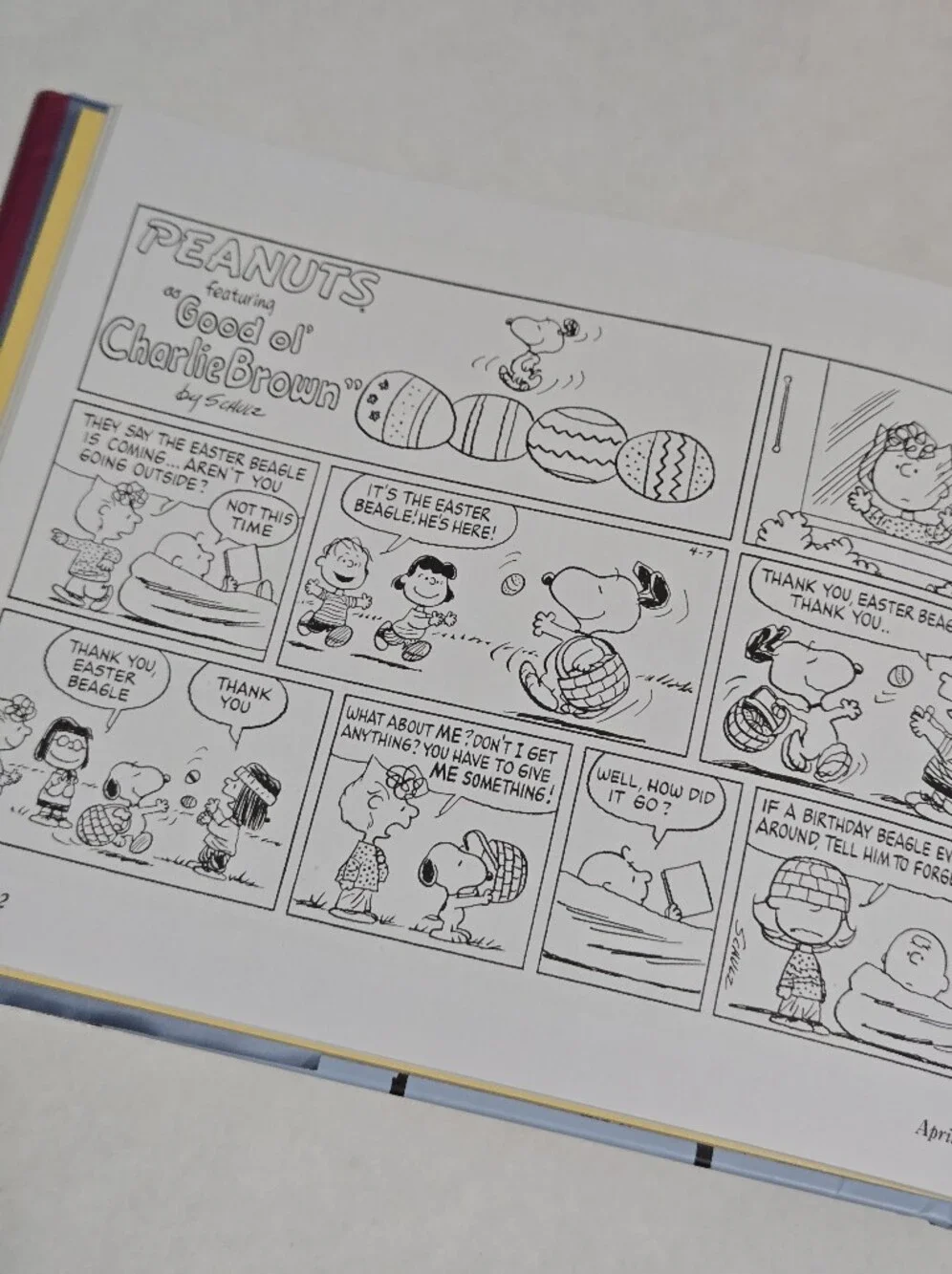 Charles M. Schulz peanuts 1985 listing