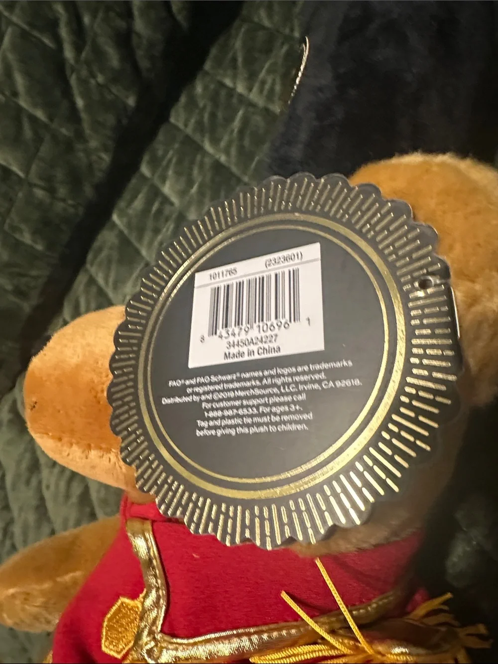 FAO Schwarz soft tan