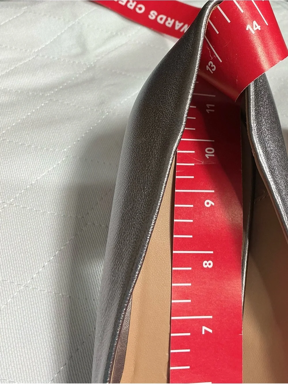 NWOB Aerosoles Betsy Gunmetal Metallic Leather Block Heel Pumps 12