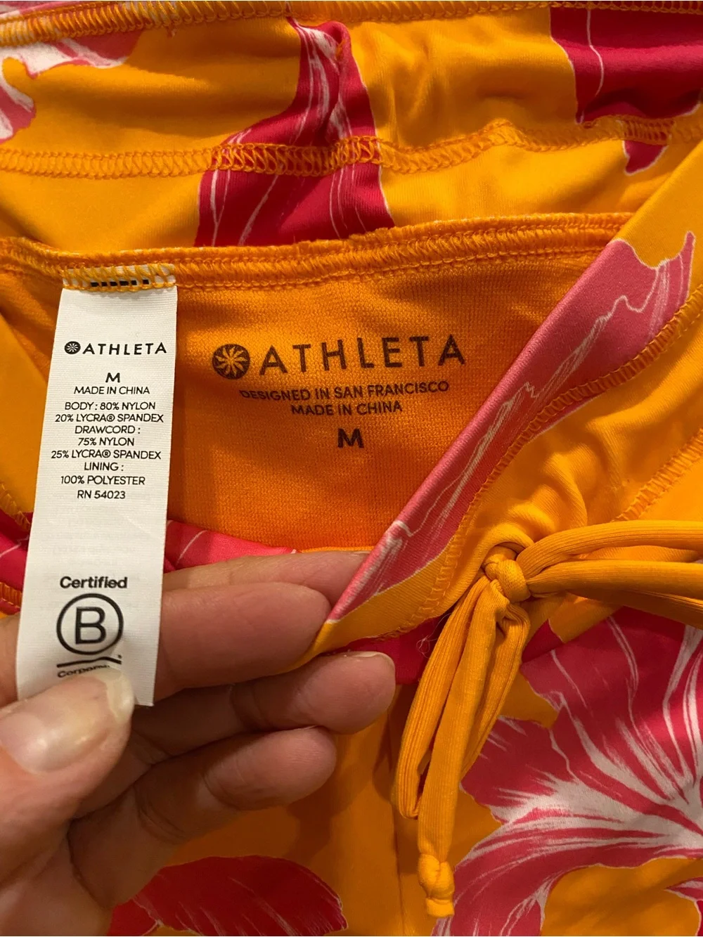 Athleta vibrant floral