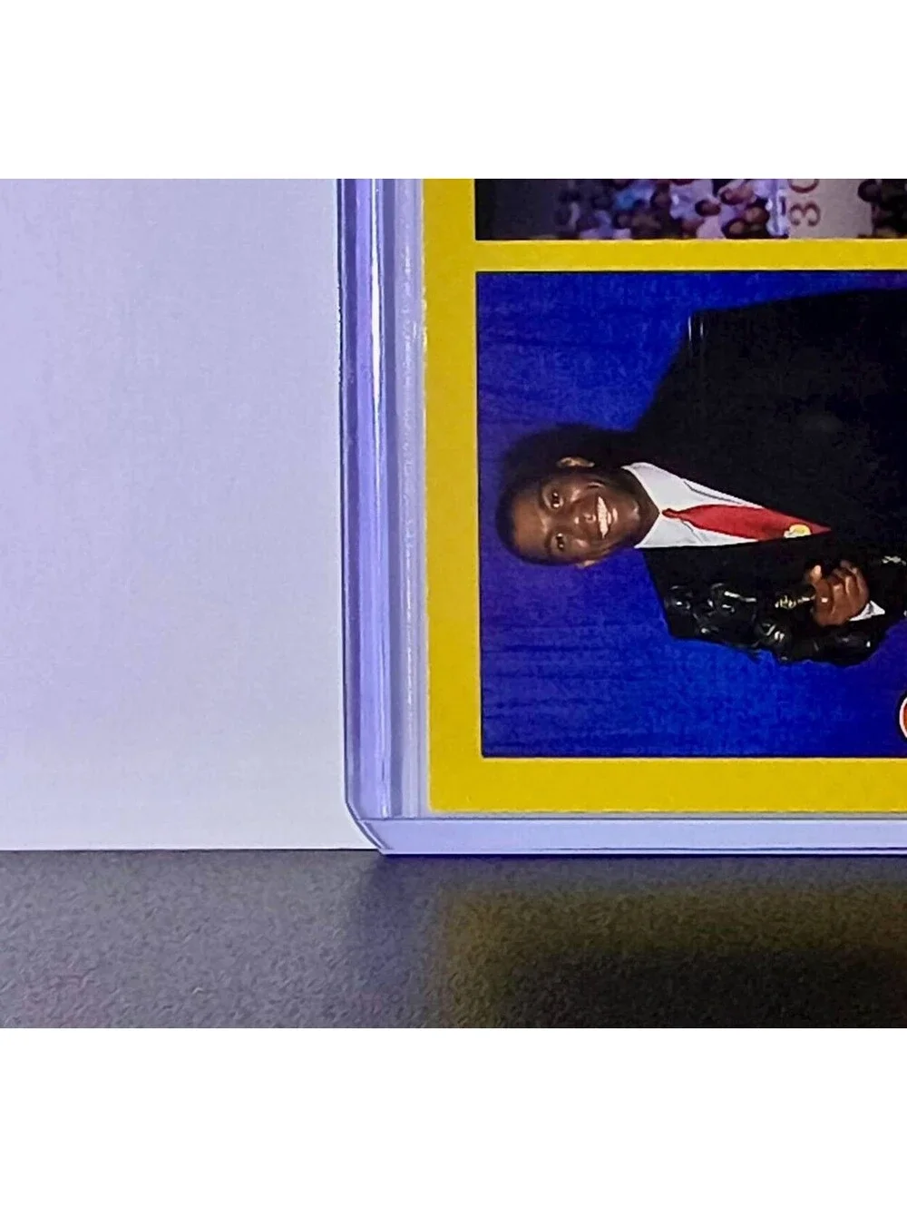 Michael Jordan Magic Johnson 1990-91 NBA Hoops Super Streaks #385 Card Bulls