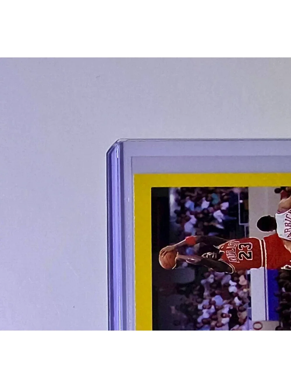 Michael Jordan Magic Johnson 1990-91 NBA Hoops Super Streaks #385 Card Bulls
